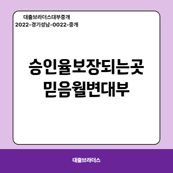 정부대출상품