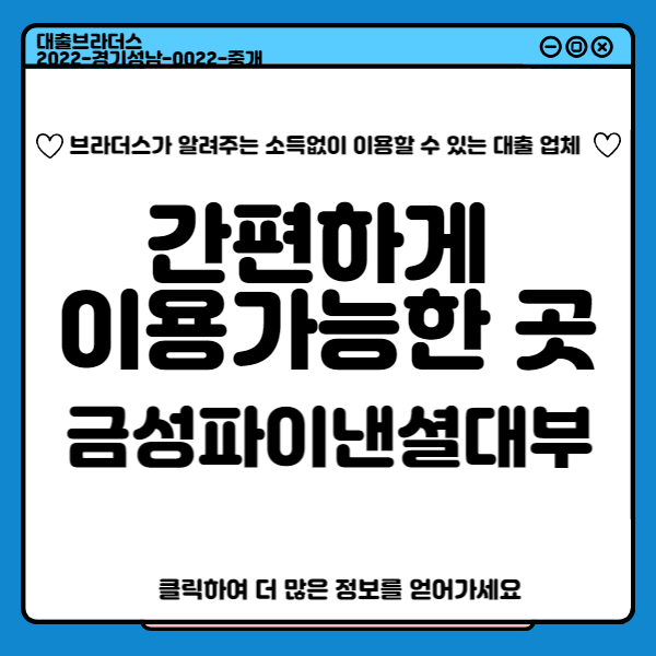 소득없이 이용할 수 있는 대출 상환금